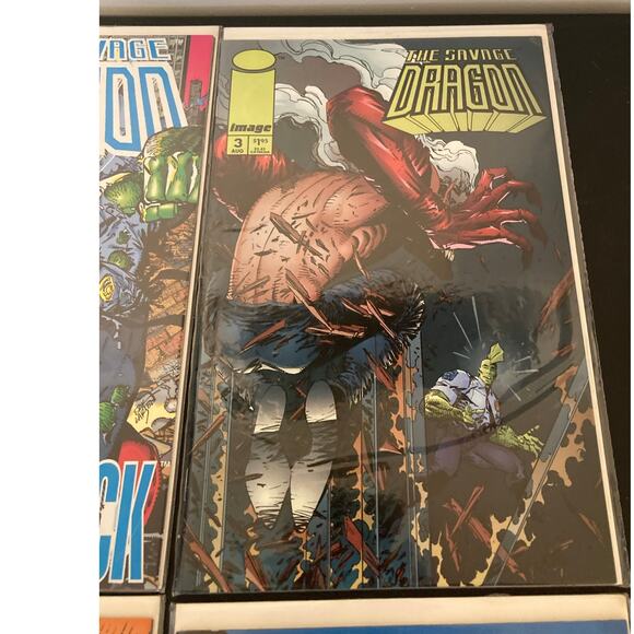 The Savage Dragon Comic Book Lot (6) 90's Era Image Comics High Grade - Boarded - Picture 4 of 7